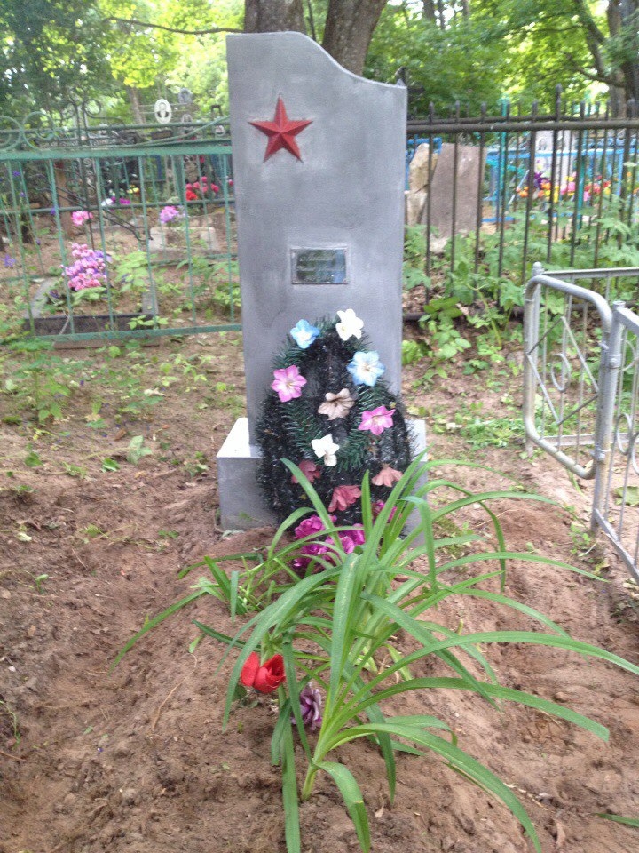 Одиночная могила, Михайлов Н.М. д.Крюково.